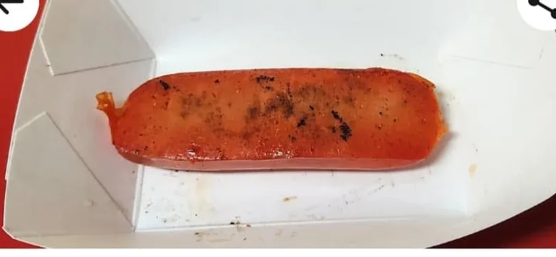 1 salchicha asada extra